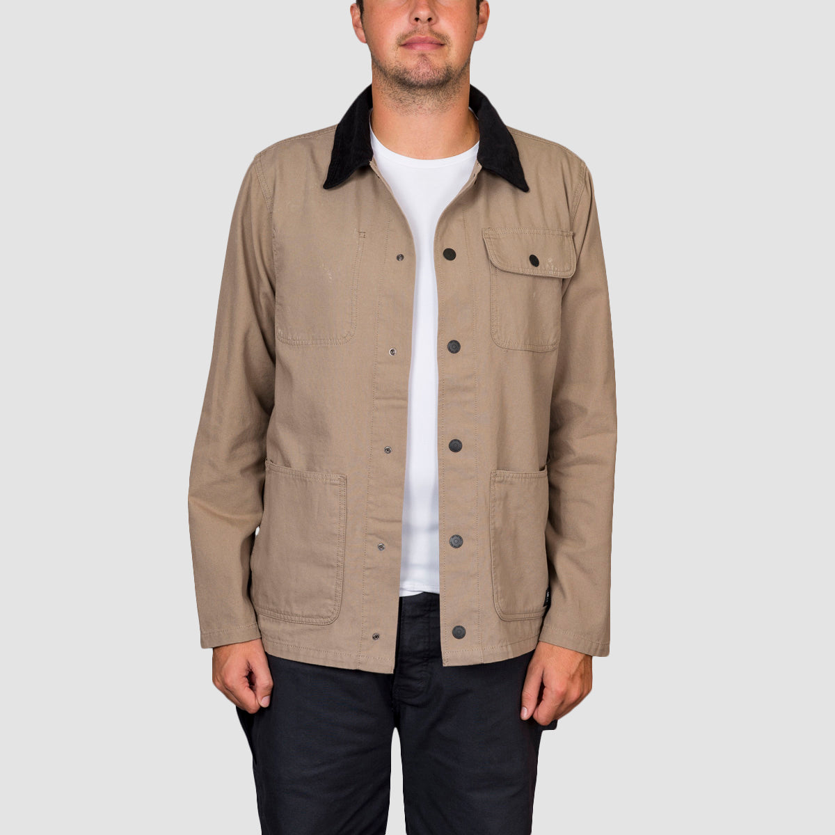 Vans Drill Chore Coat Jacket Military Khaki