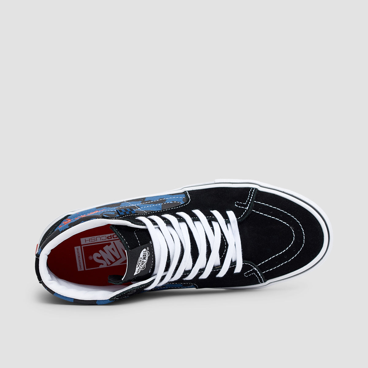 Vans Skate Sk8-Hi Shoes - Krooked By Natas For Ray Blue/Black/Multicolour