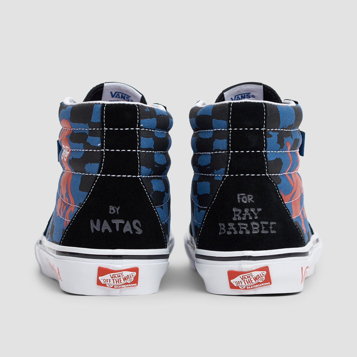 Vans Skate Sk8-Hi Shoes - Krooked By Natas For Ray Blue/Black/Multicolour