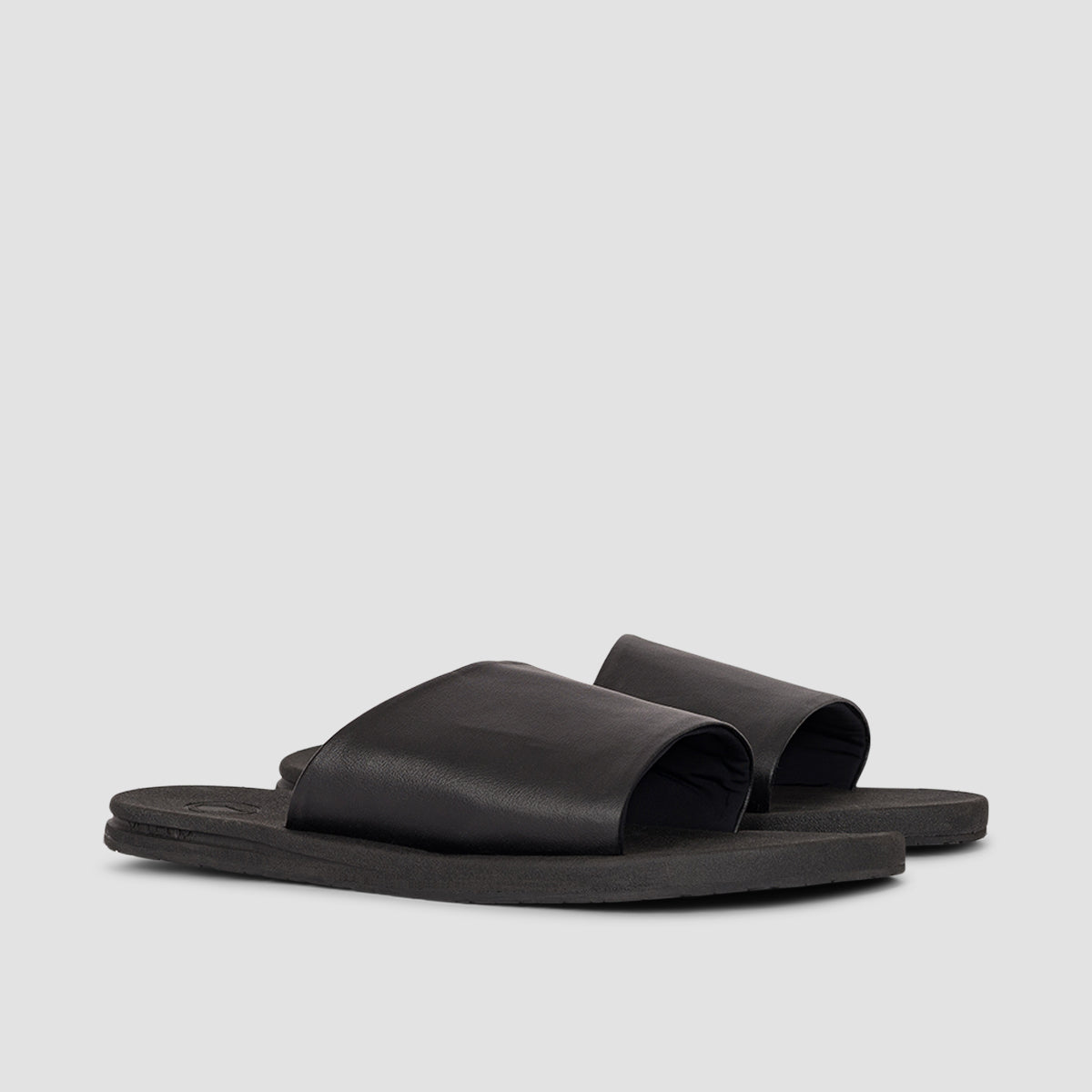 Volcom E-Cliner Slide Sandals Black Out - Womens