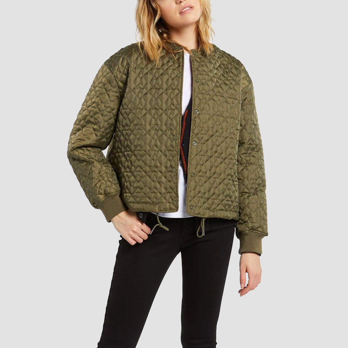 Volcom Parmyka 3in1 Parka Jacket Olive - Womens
