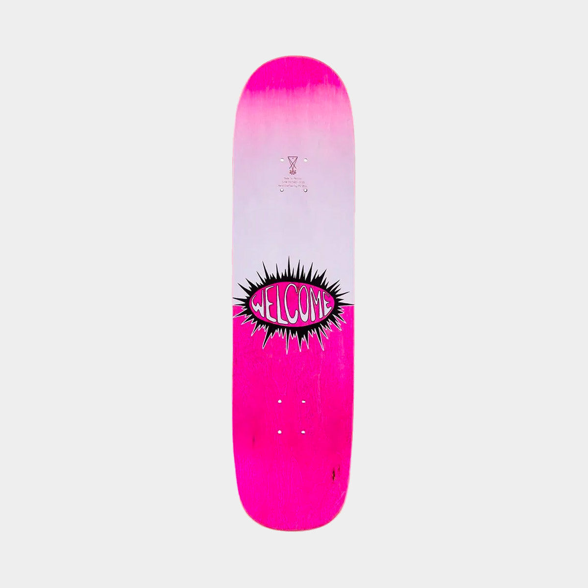 Welcome Hierophant on Big Bunyip Skateboard Deck Teal/Black - 8.5"