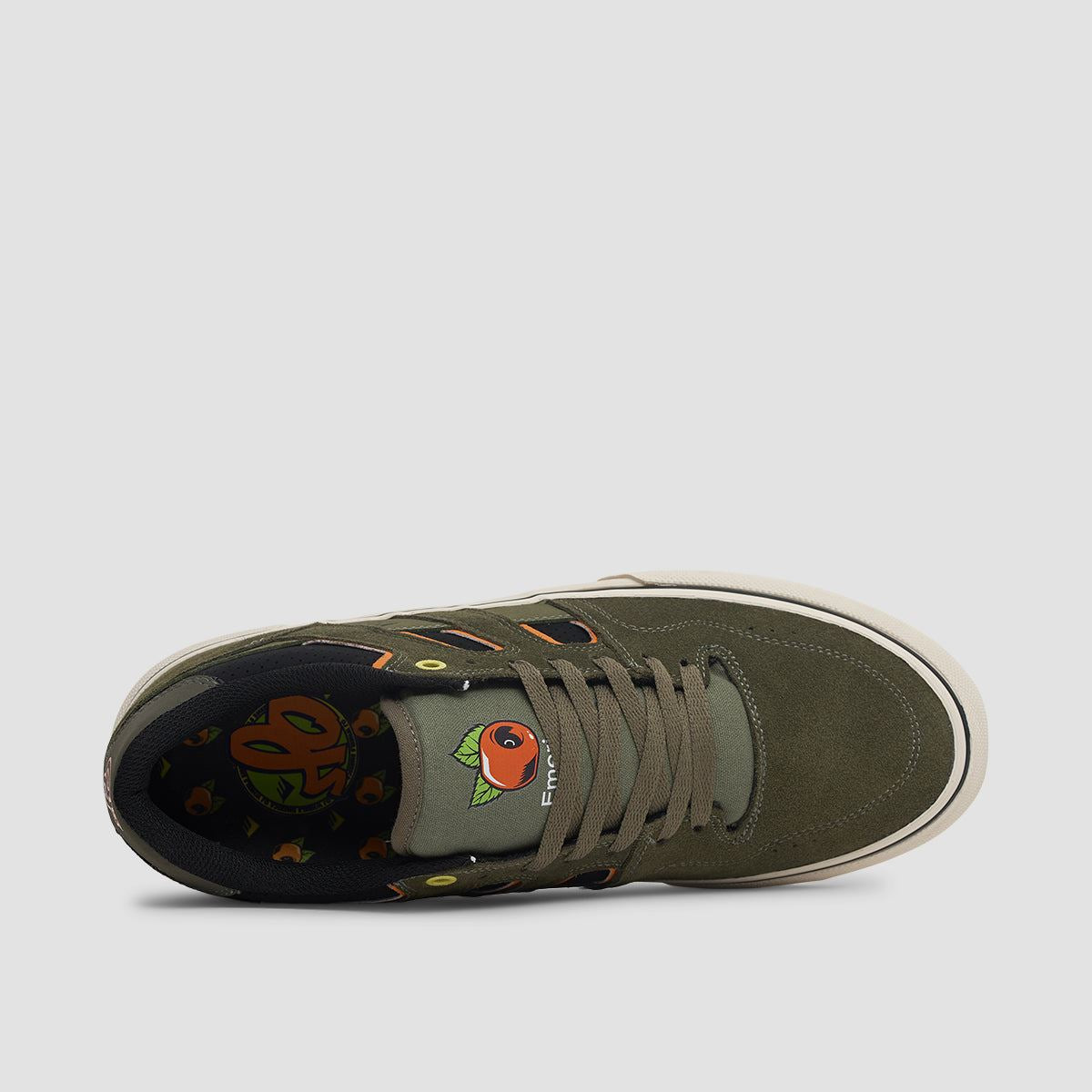 Emerica X OJ Tilt G6 Vulc Shoes - Olive