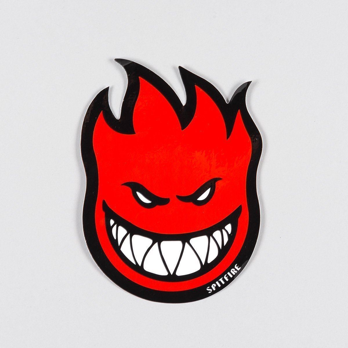 Spitfire Fireball Sticker Medium Red 150x100mm