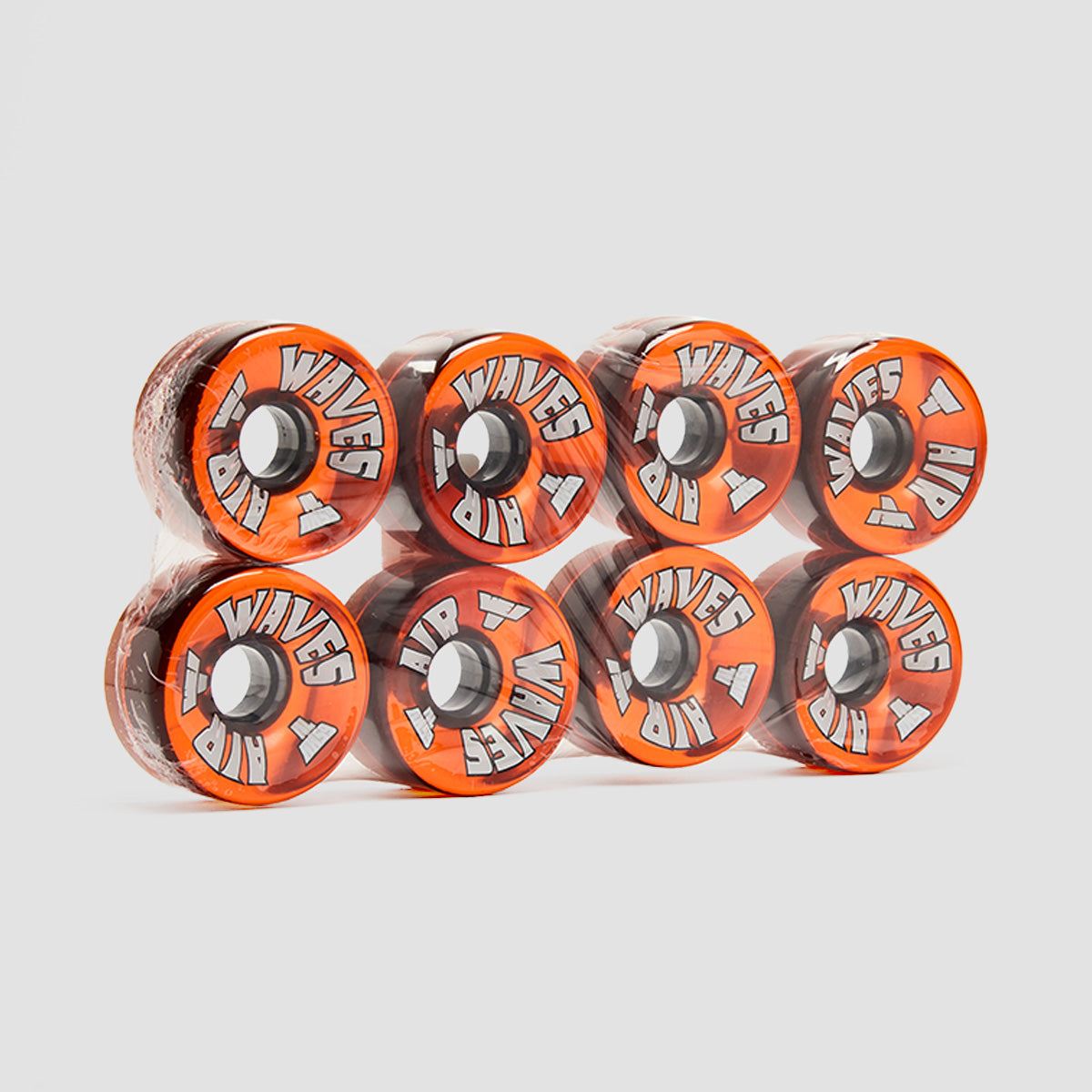 Air Waves USA 78a Quad Wheels x8 Clear Orange