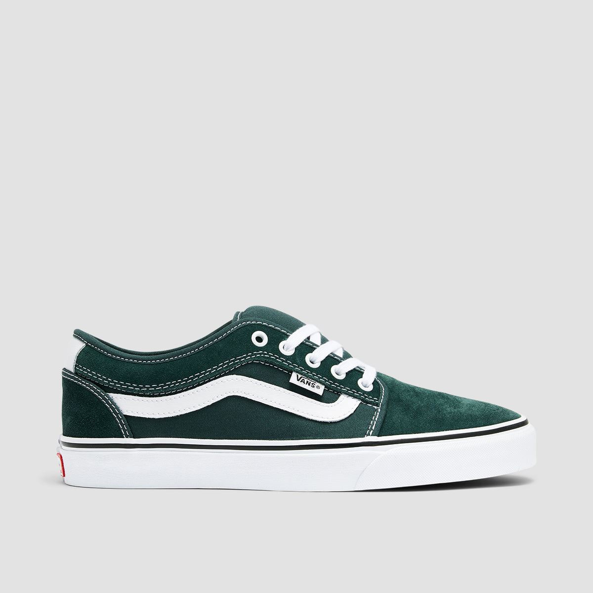 Vans Skate Chukka Low Sidestripe Shoes - Green Gables/True White