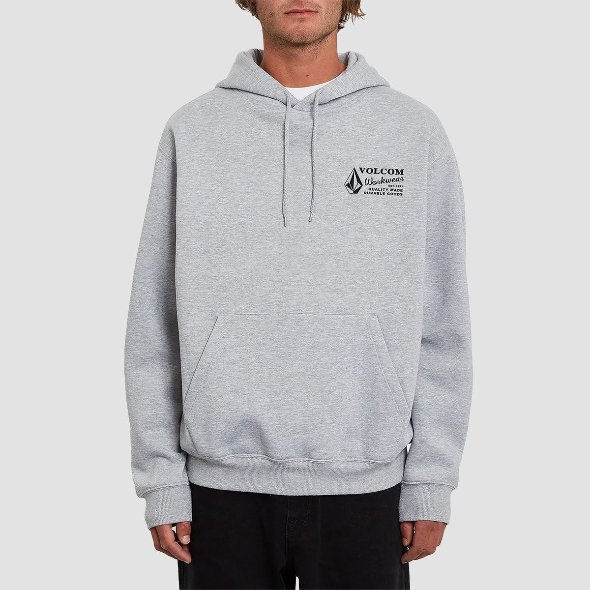 Volcom Workwear Pullover Hoodie Heather Grey