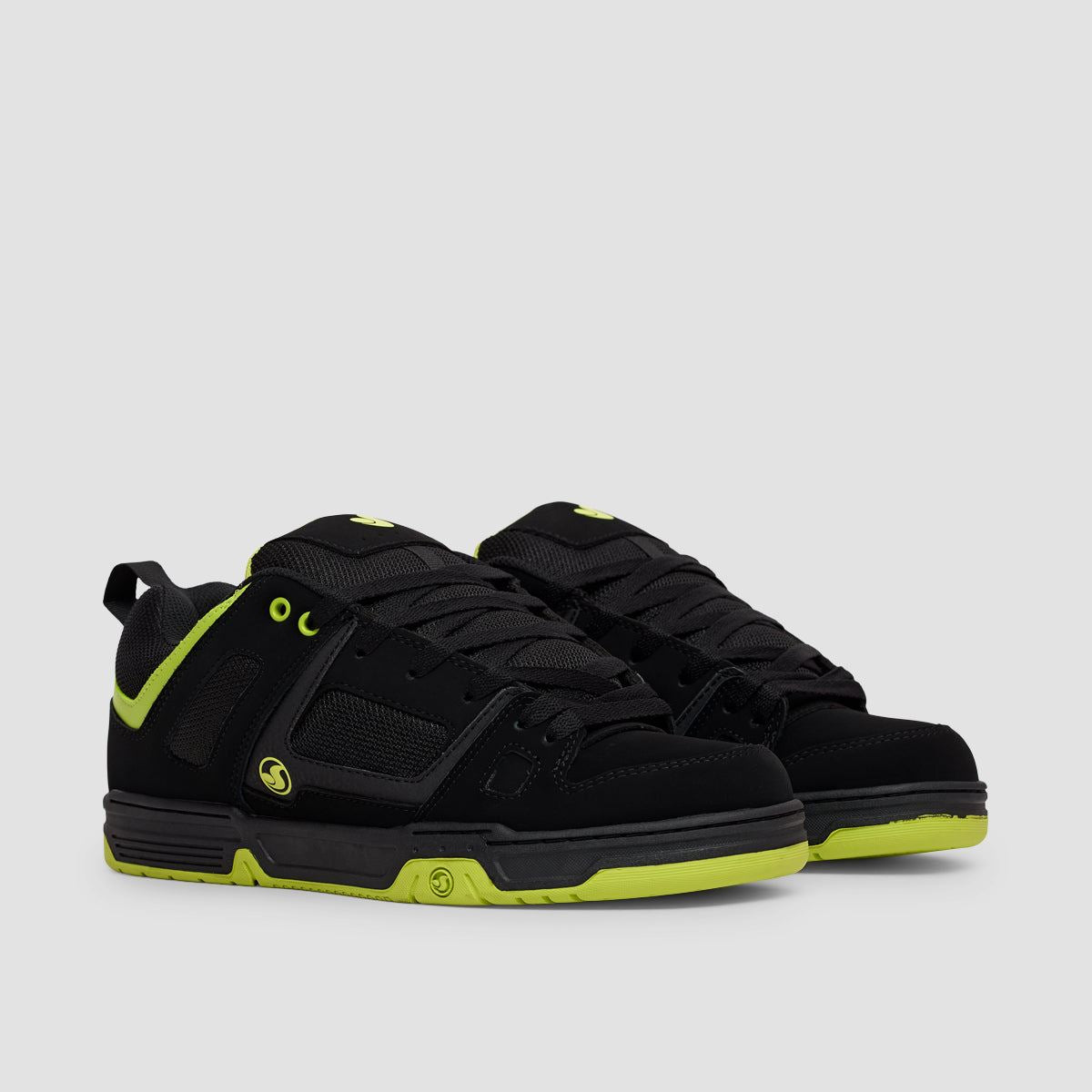 DVS Gambol Shoes - Black/Lime/PU Nubuck