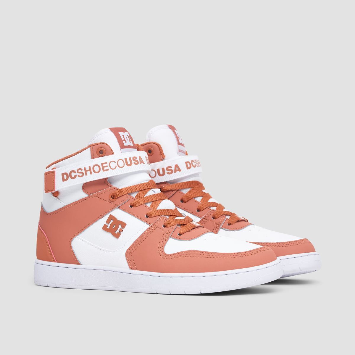 DC Pensford Shoes - White/Citrus