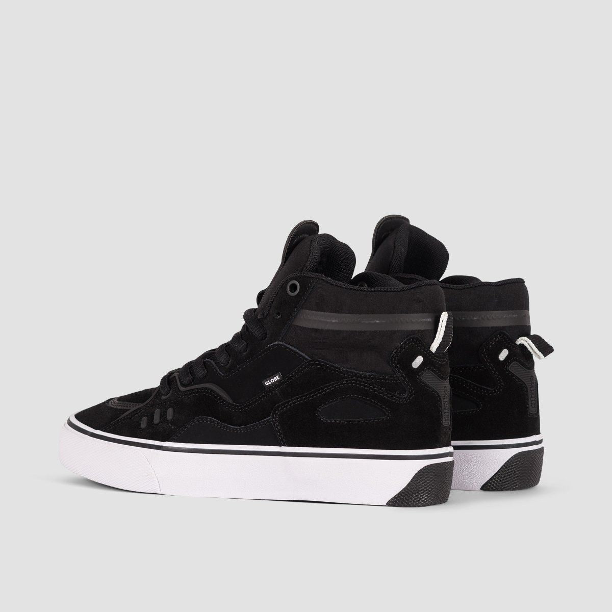 Globe Dimension High Top Shoes - Black/White/Gum