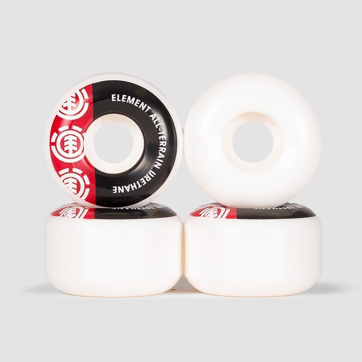 Element Section Skateboard Wheels Red 52mm