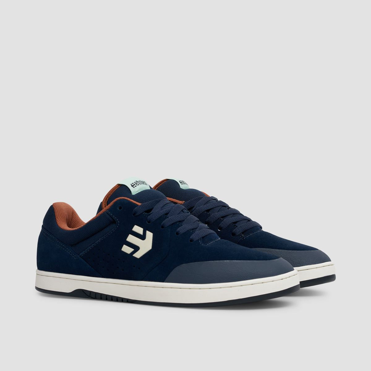 Etnies Marana Michelin X Nassim Lachhab Shoes - Navy/Brown/White