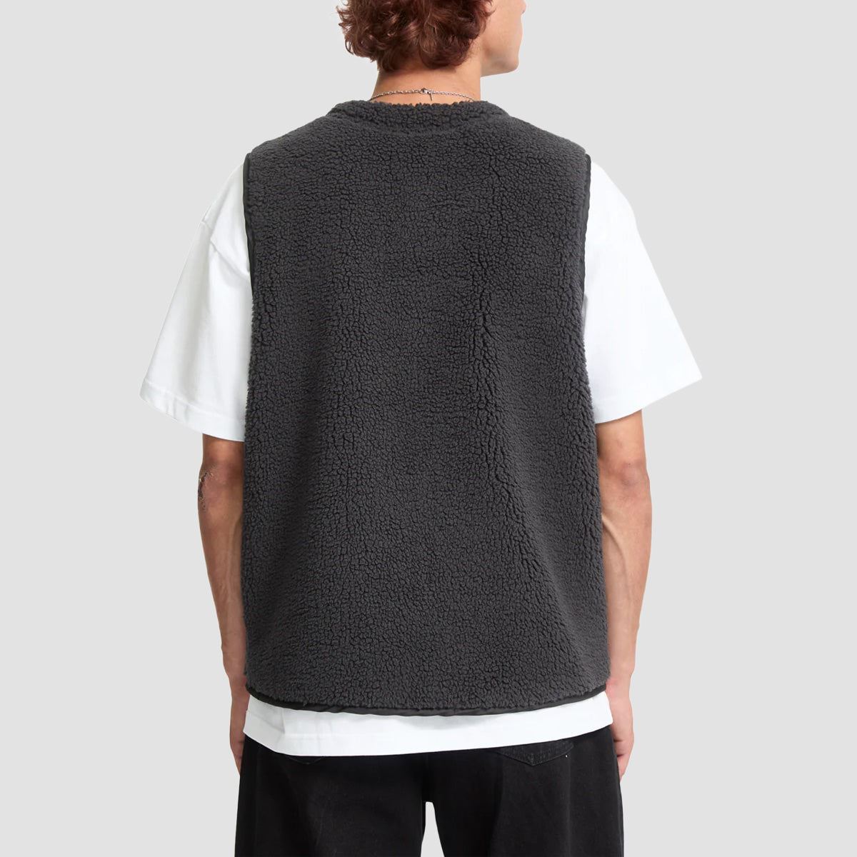 Volcom Arch Stone Vest Jacket Asphalt Black