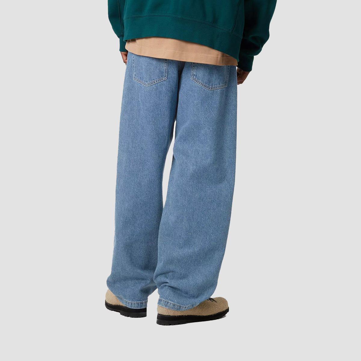 Carhartt WIP Landon Loose Fit Jeans Blue Heavy Stone Wash