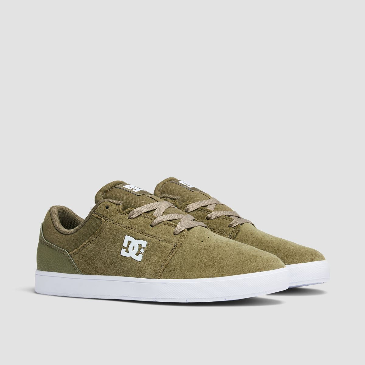 DC Crisis 2 Shoes - Olive/White