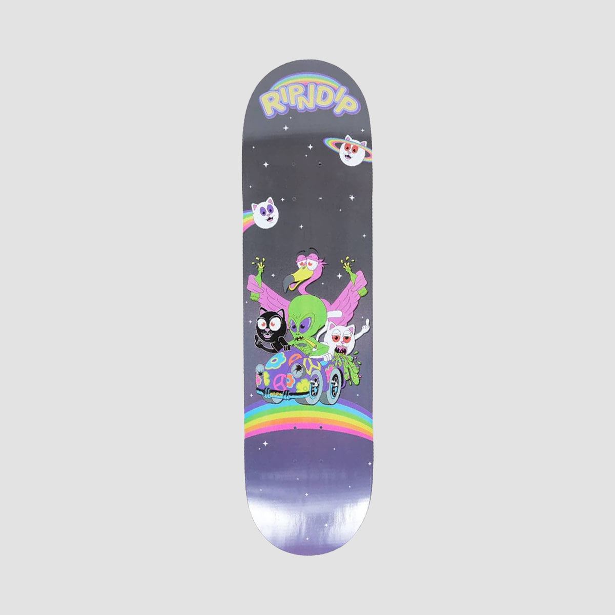 RIPNDIP Friends Forever Skateboard Deck Black - 8.25"