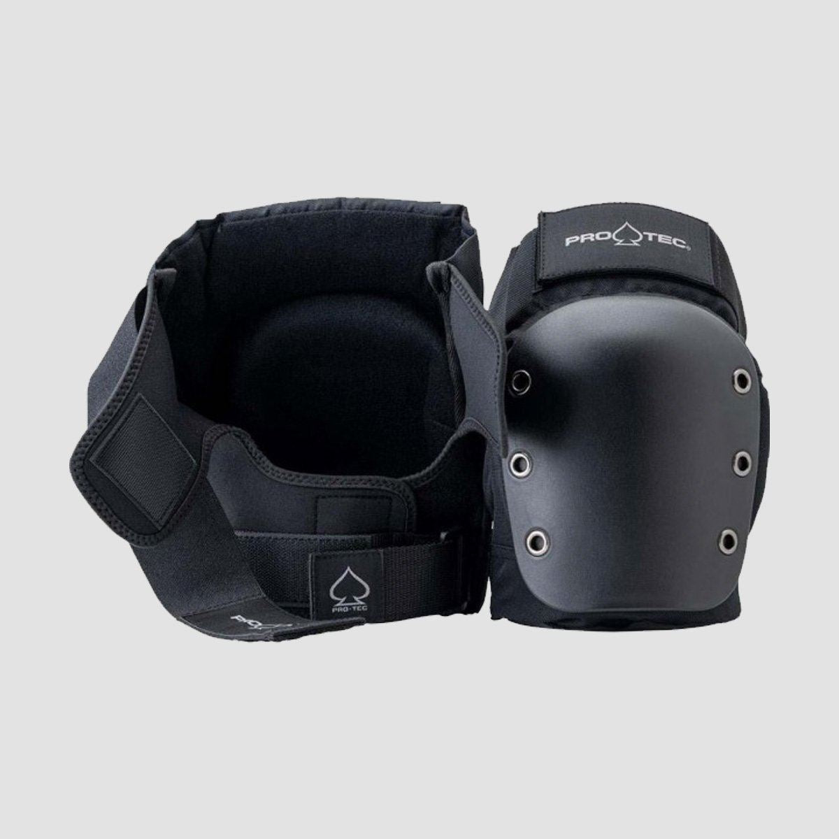 Protec Street Open Back Knee Pads Black