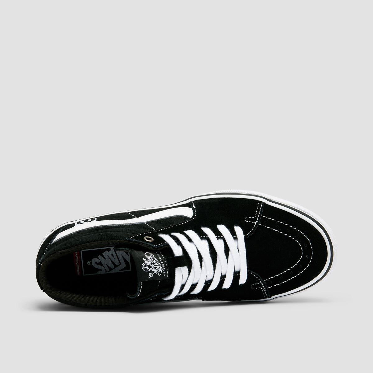 Vans Skate Grosso Mid Top Shoes - Black/White