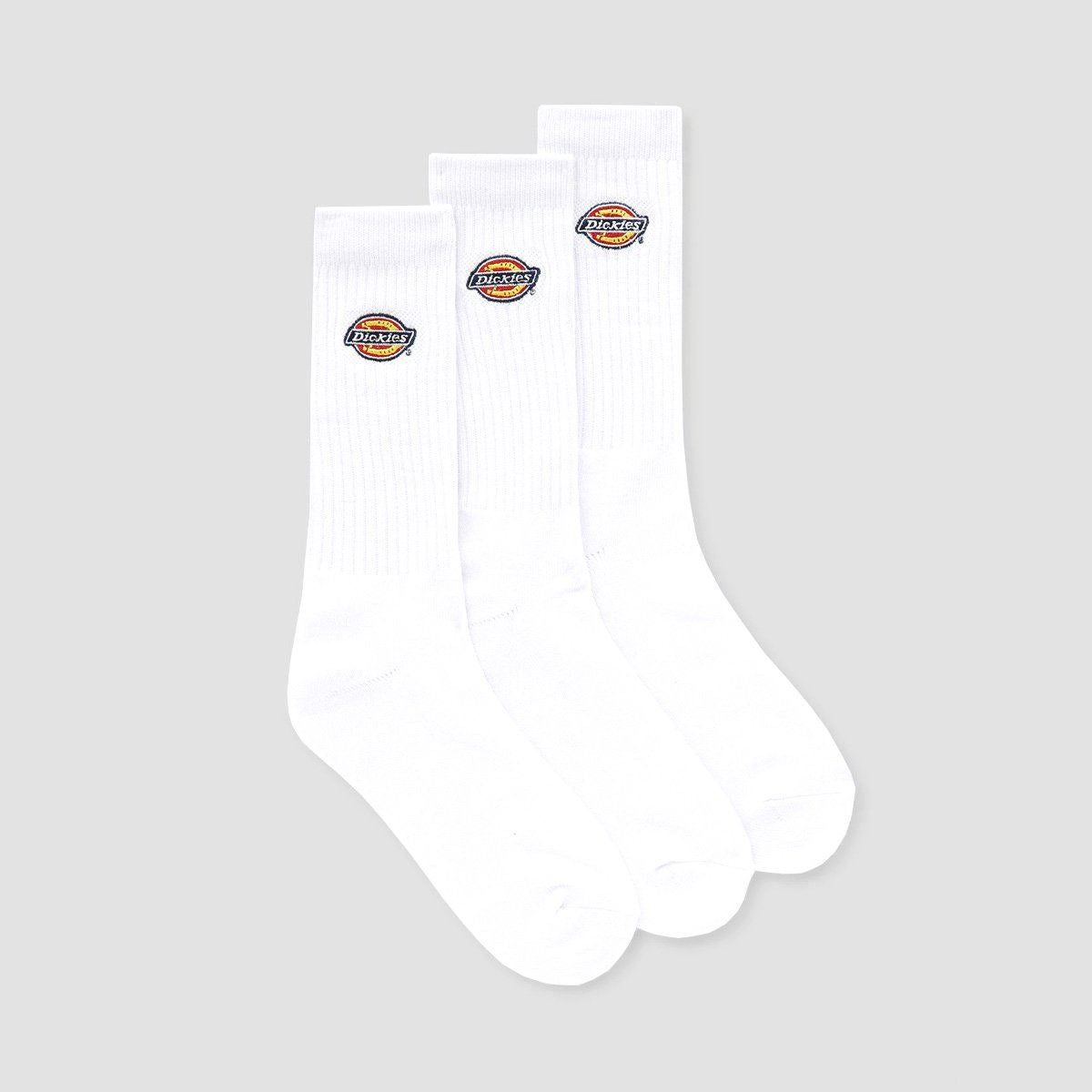 Dickies Valley Grove Socks 3 Pack White