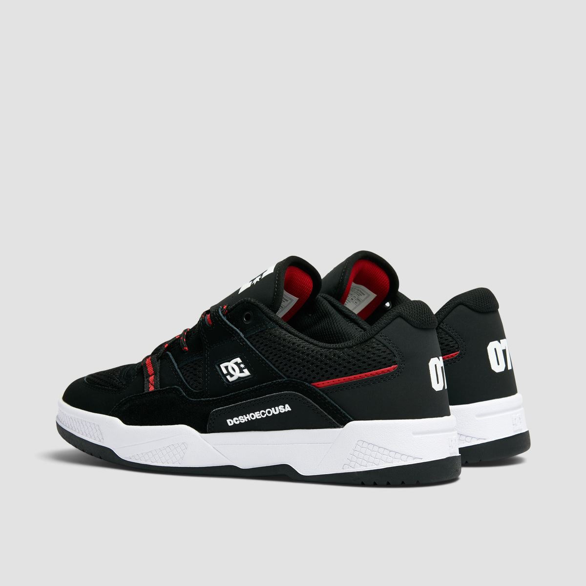 DC Construct Shoes - Black/Hot Coral