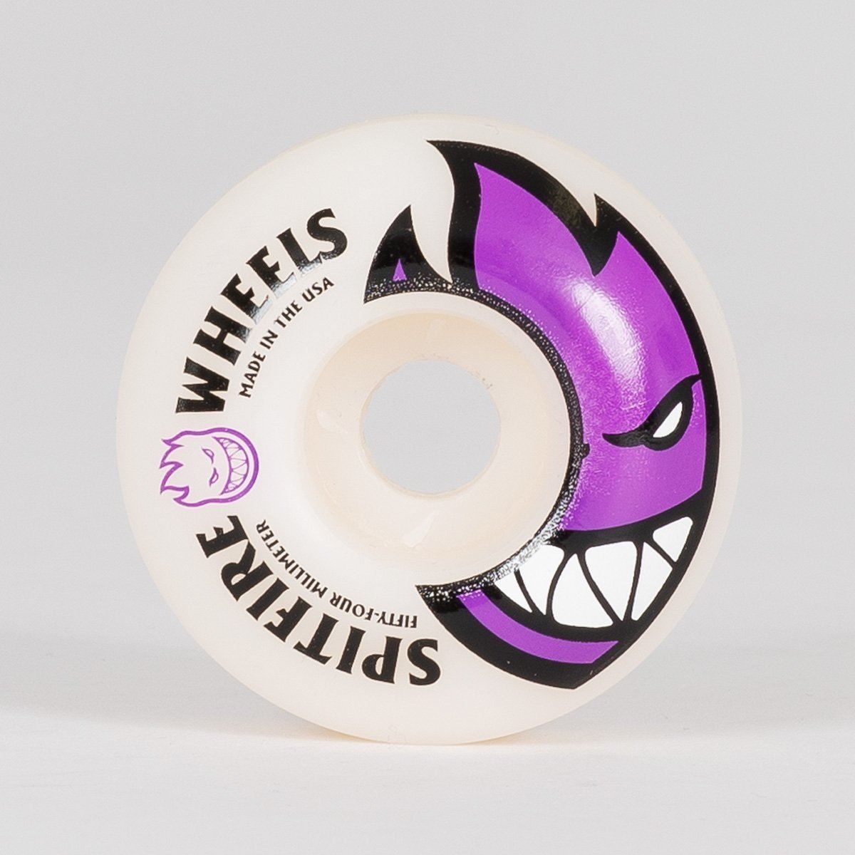 Spitfire Bighead Skateboard Wheels White/Purple 54mm