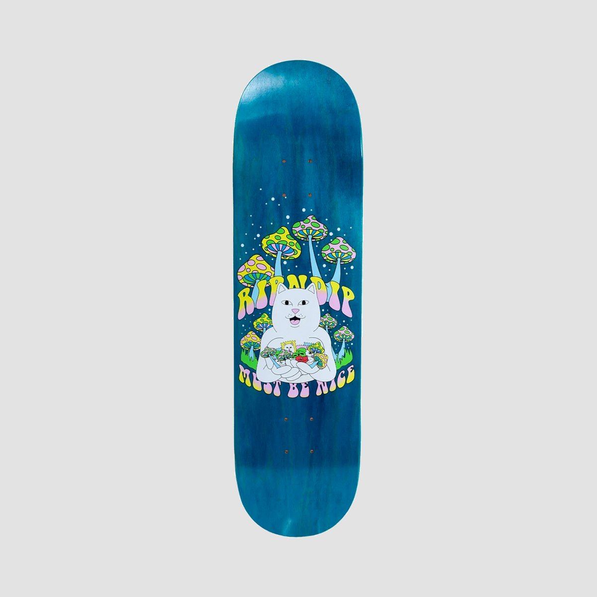 Ripndip Trippy Treatz Skateboard Deck Blue - 8.25"