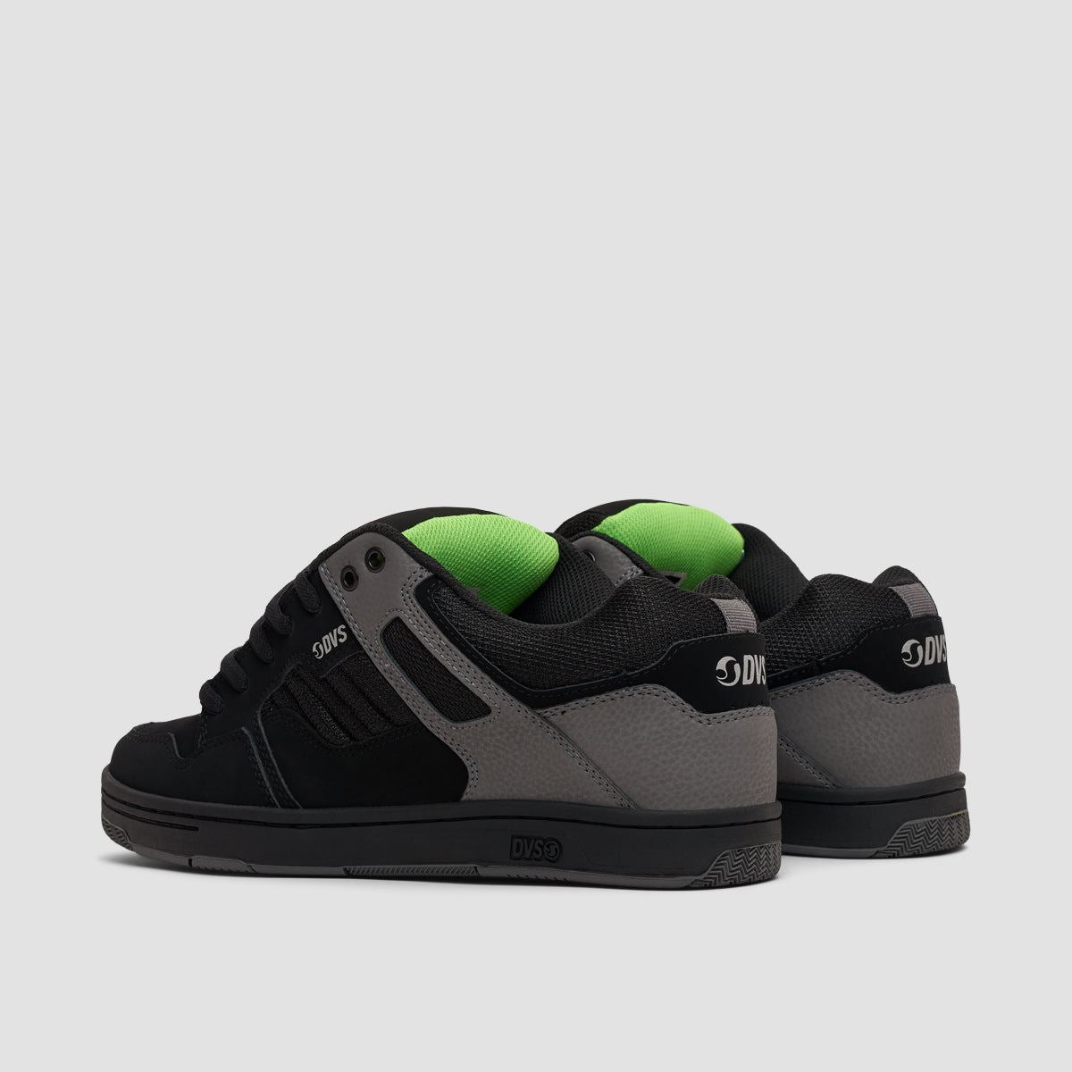 DVS Enduro 125 Shoes - Black/Charcoal/Lime Nubuck