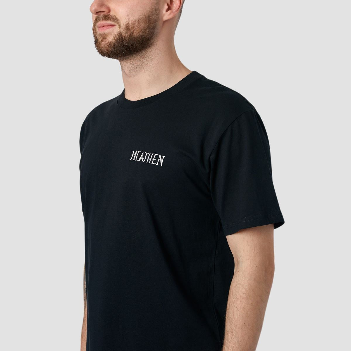 Heathen Devine Dragon T-Shirt Black