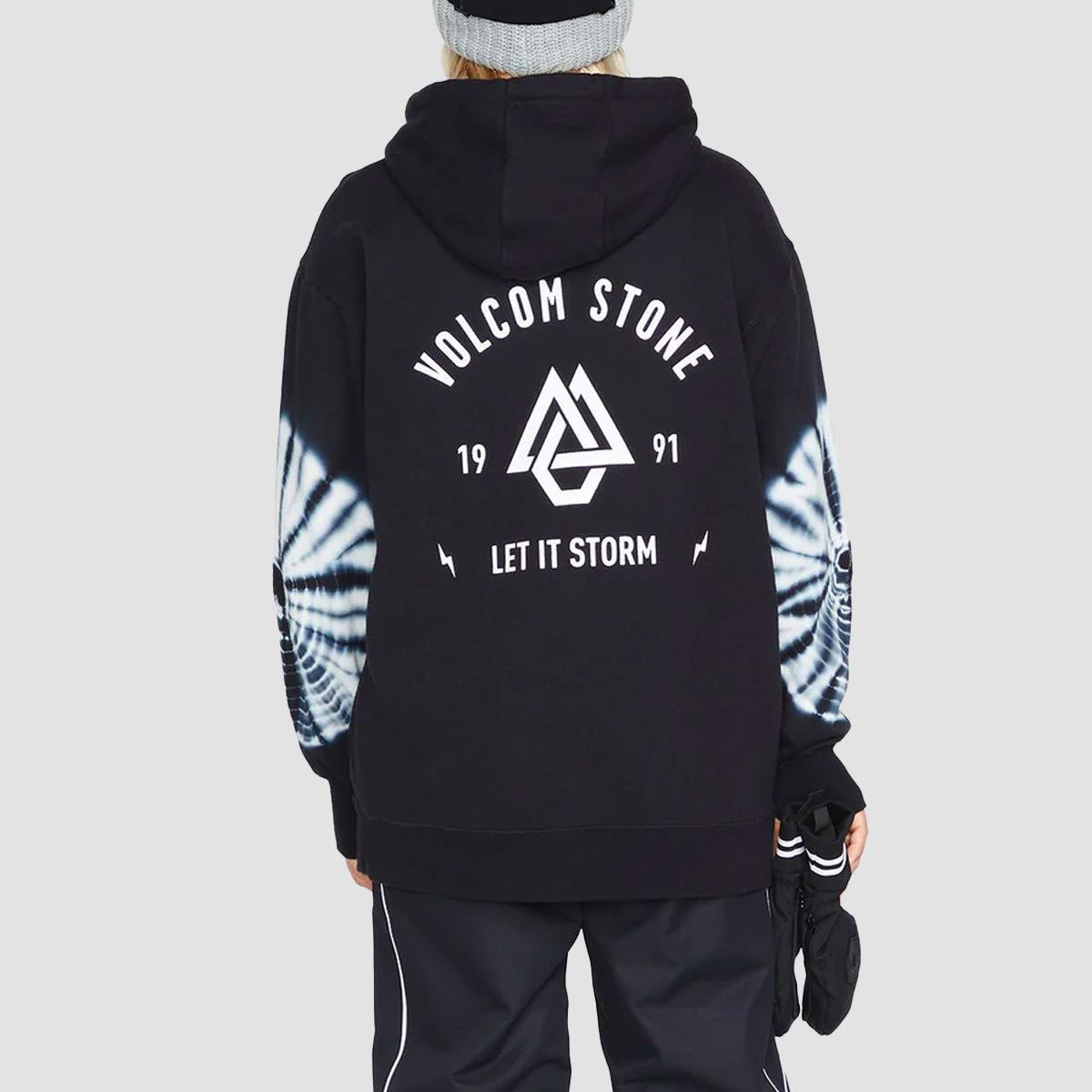 Volcom Costus Pullover Hoodie Black - Womens