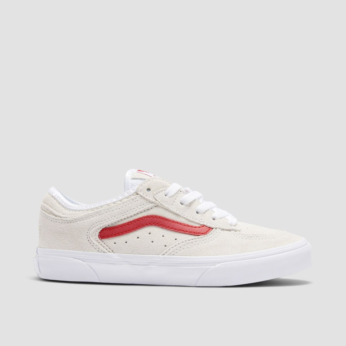 Vans Rowley Classic Shoes - White/Racing Red - Kids