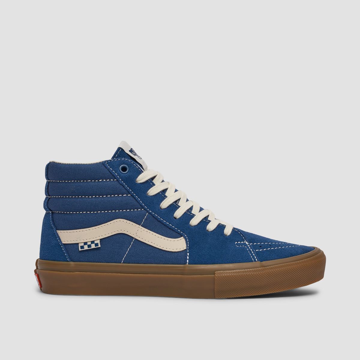 Vans Skate SK8-Hi Shoes - Suede Gum Dark Denim