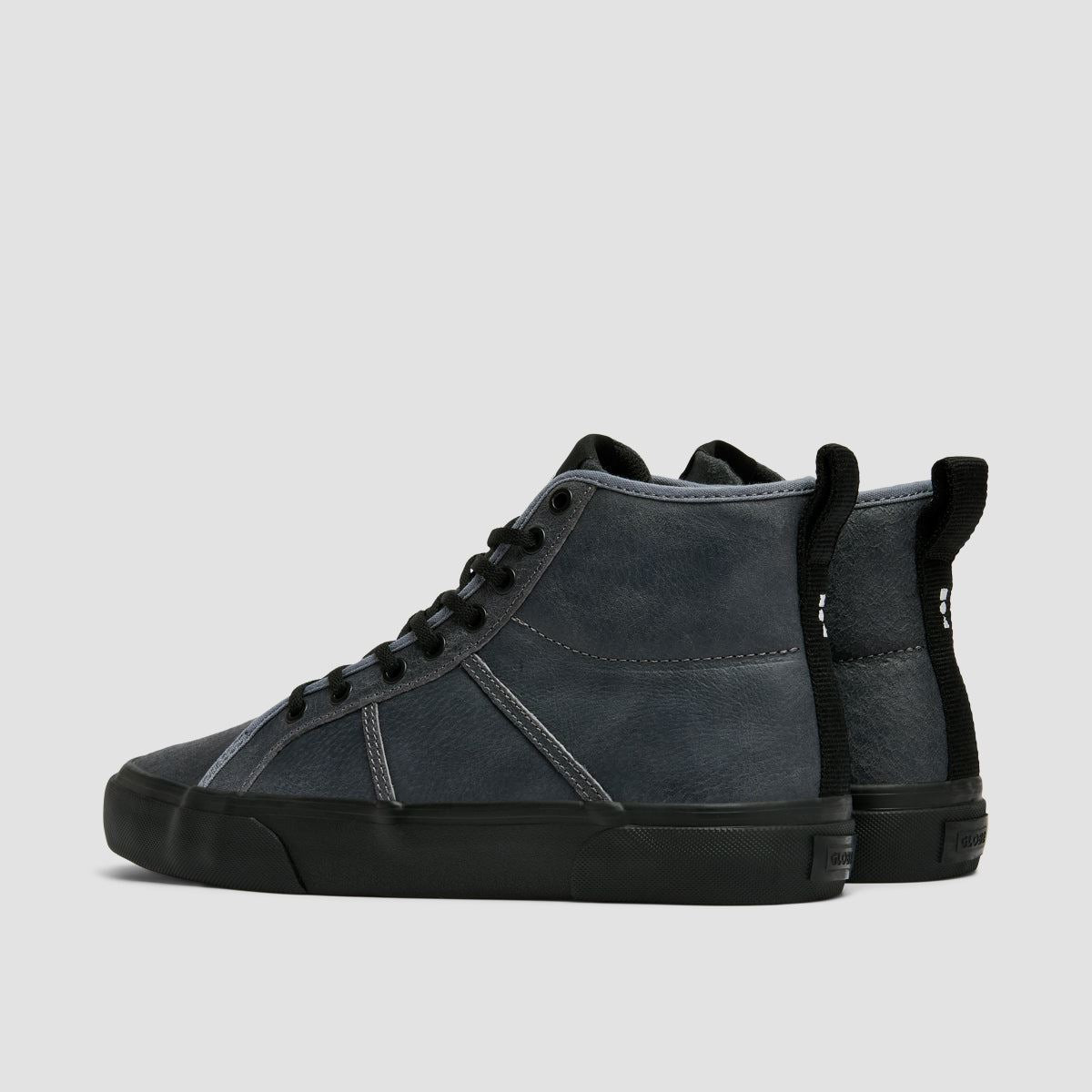 Globe Los Angered II High Top Shoes - Distress Grey/Black