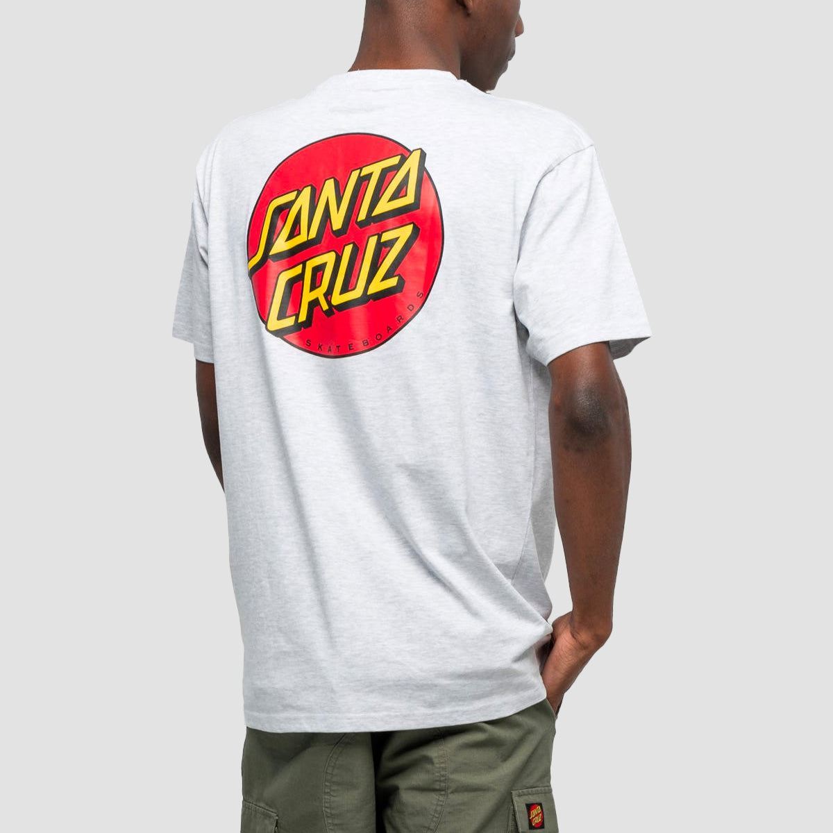 Santa Cruz Classic Dot Chest T-Shirt White