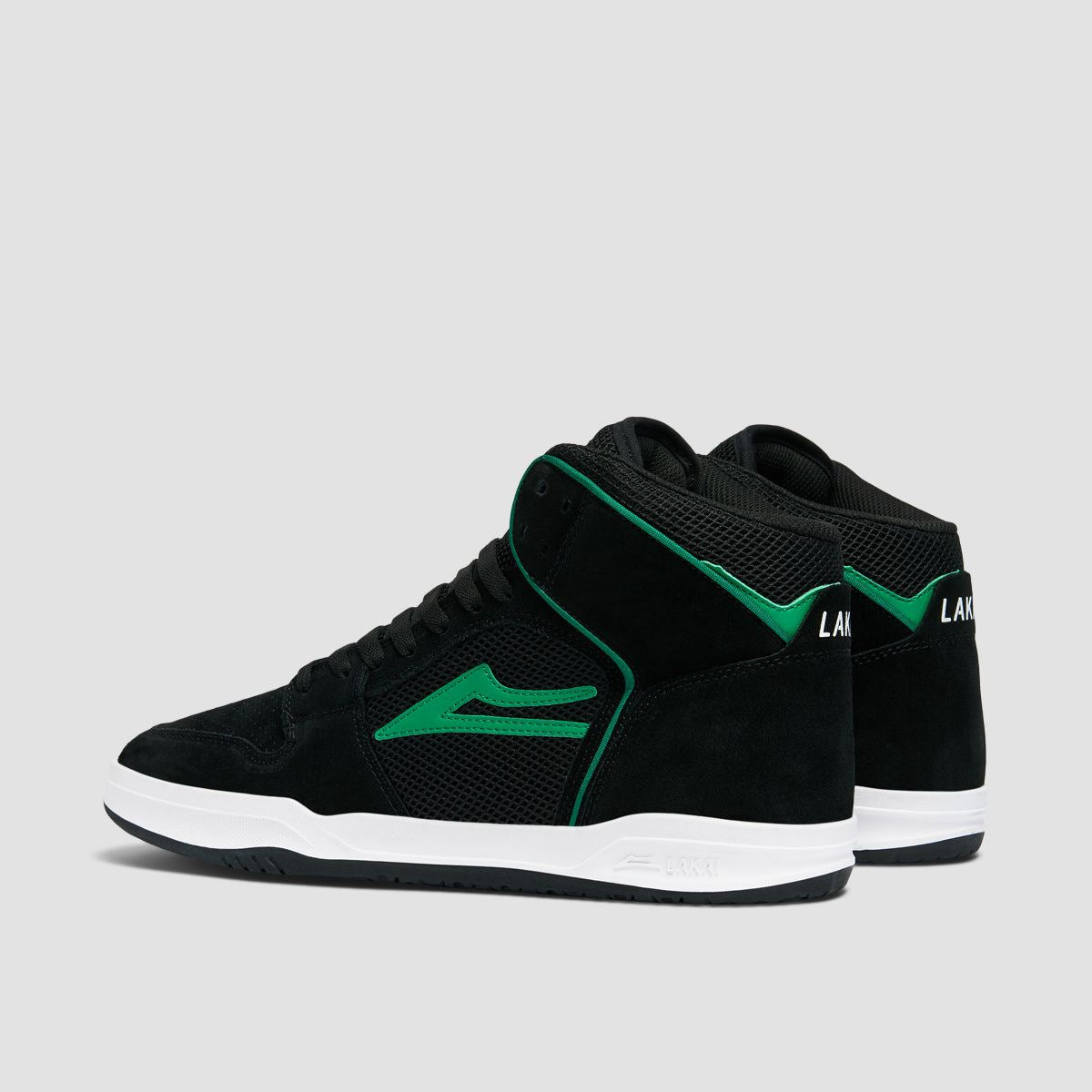 Lakai Telford High Top Shoes - Black Suede