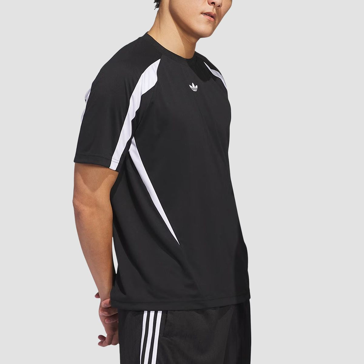 adidas Skateboarding Teamgeist Jersey T-Shirt (Gender Neutral) Black/White