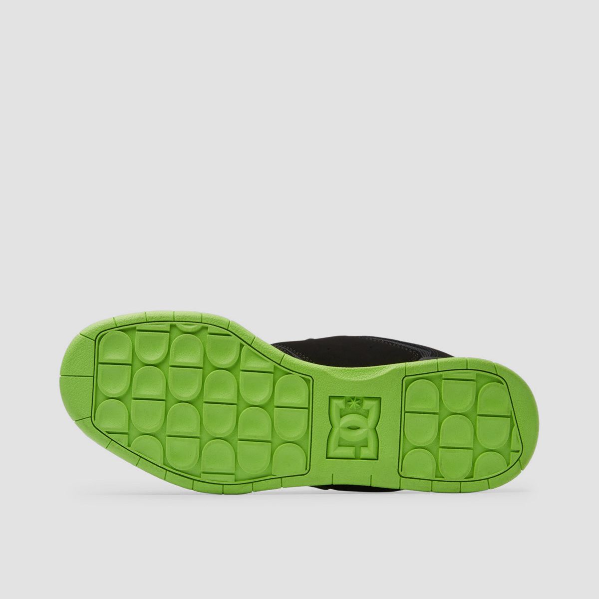 DC Central Shoes Black Lime Green