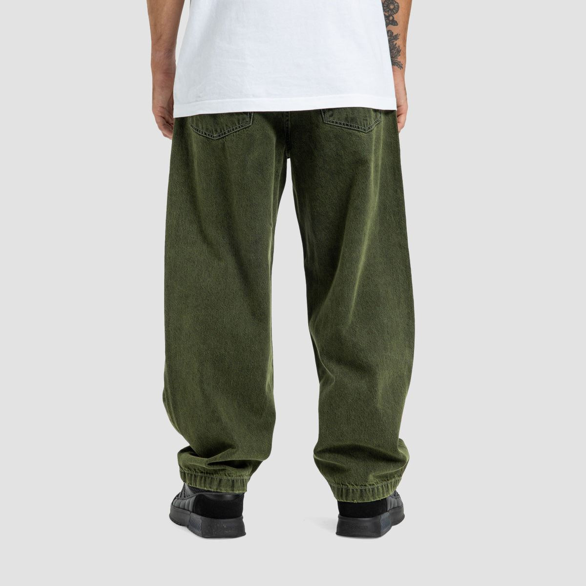 DC Worker Baggy Fit Jeans Bronze Green Rinse