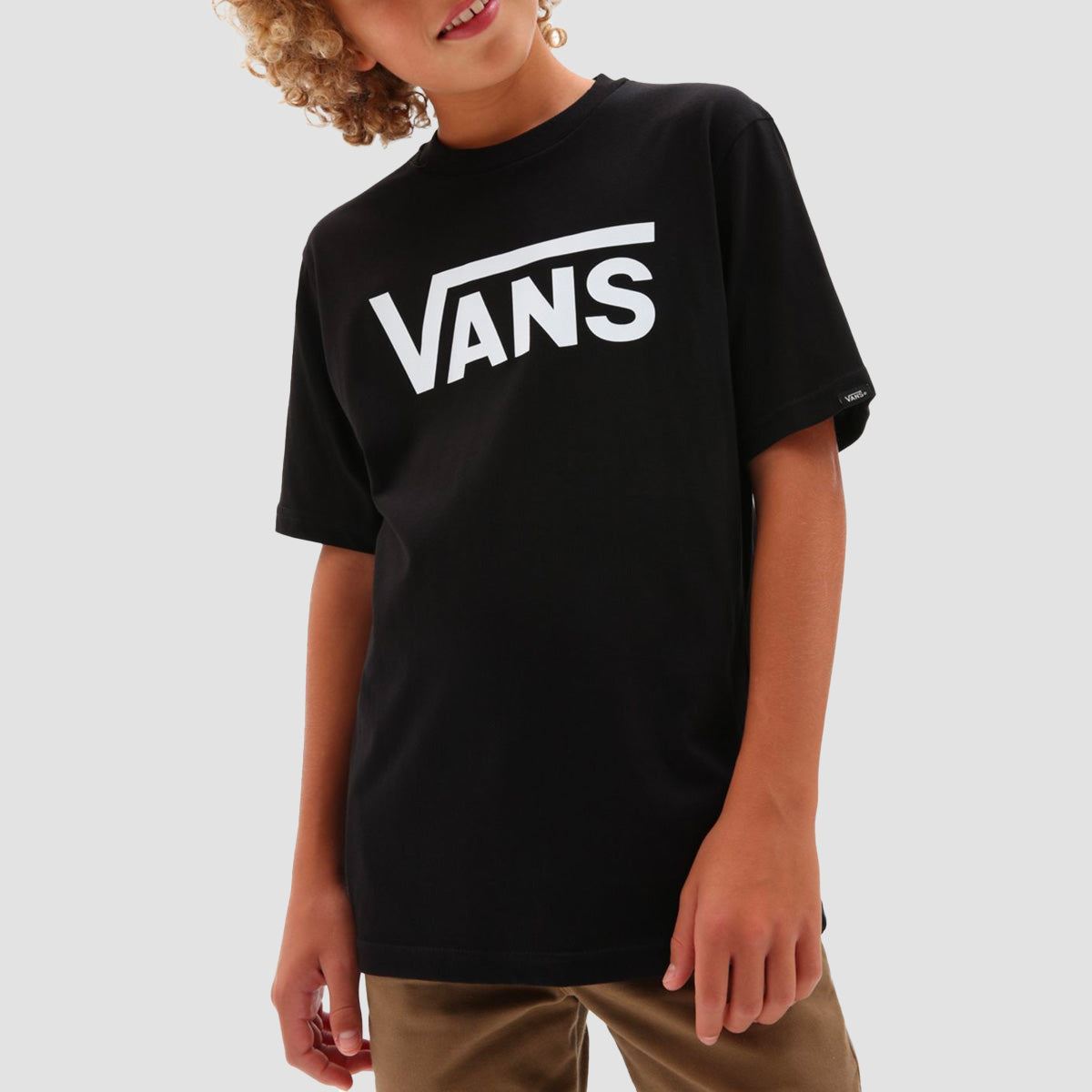 Vans Classic T-Shirt Black/White - Kids