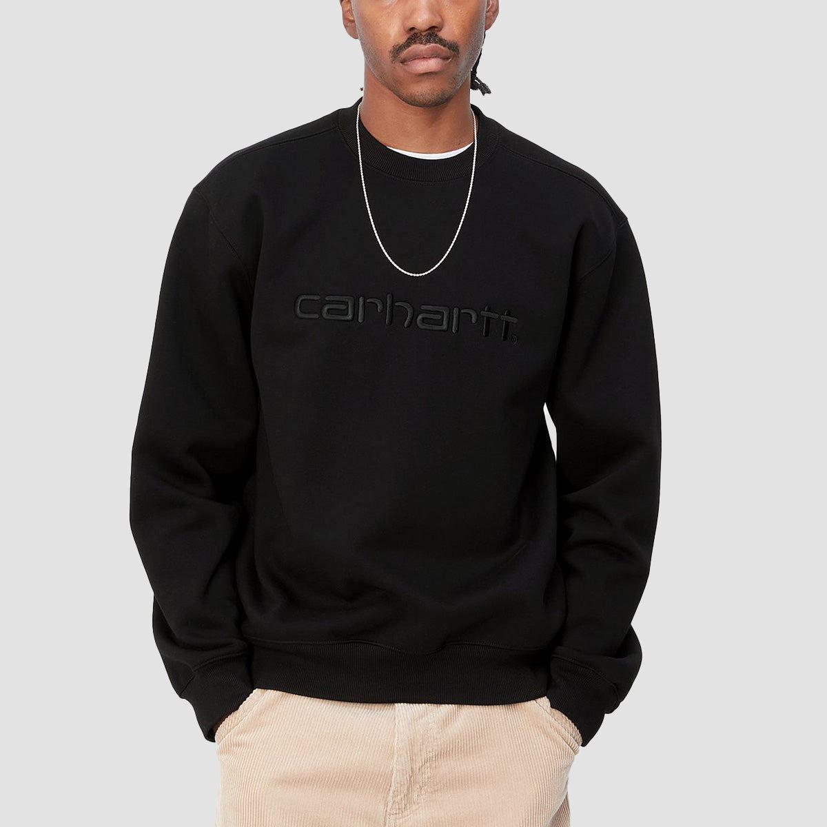Carhartt WIP Crew Sweatshirt Black/Black