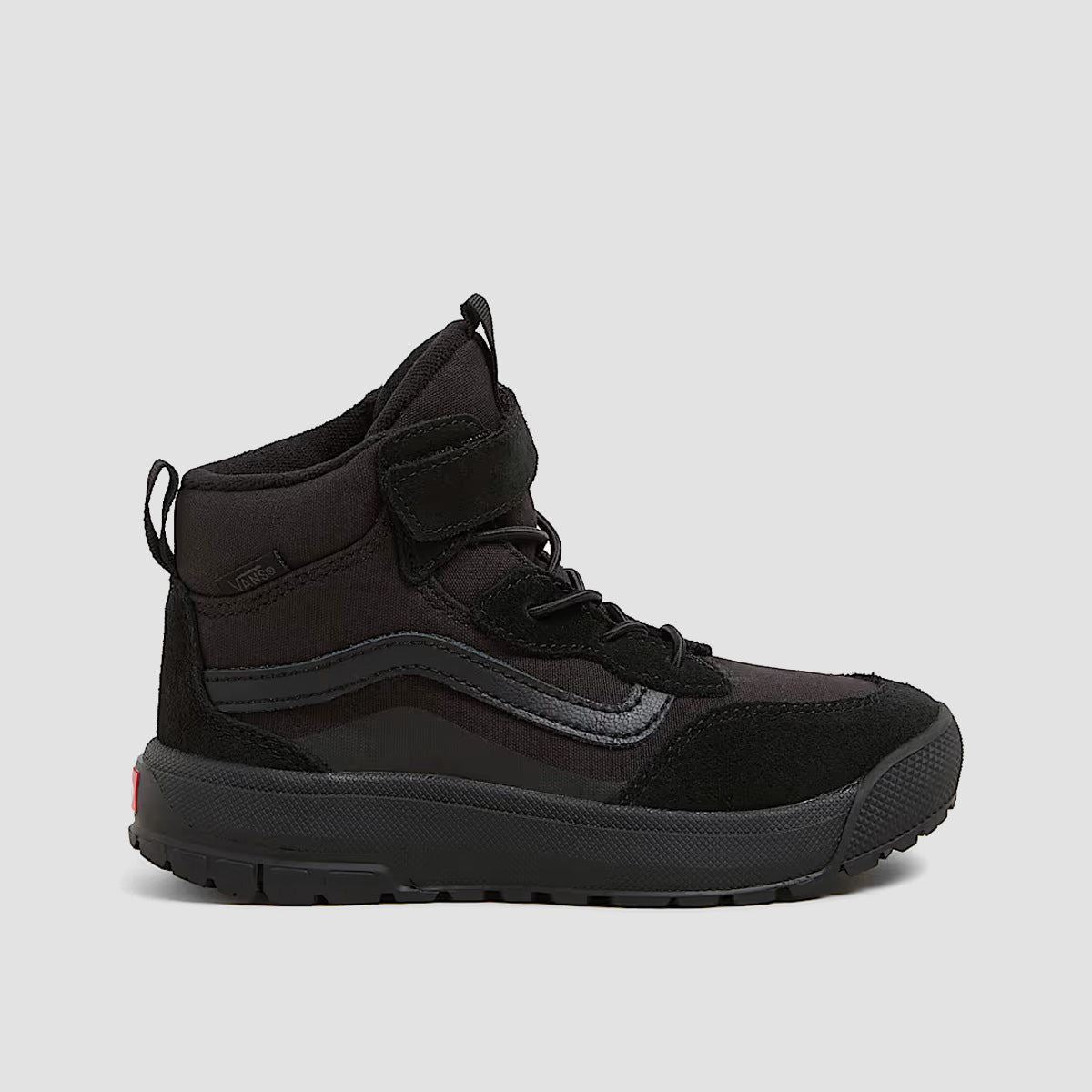 Vans MTE Mini Crest High Top Shoes - Black/Black - Kids