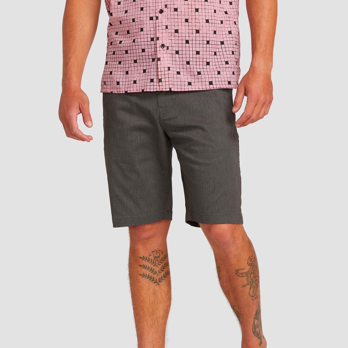Volcom Frickin Modern Stretch 21" Shorts Charcoal Heather