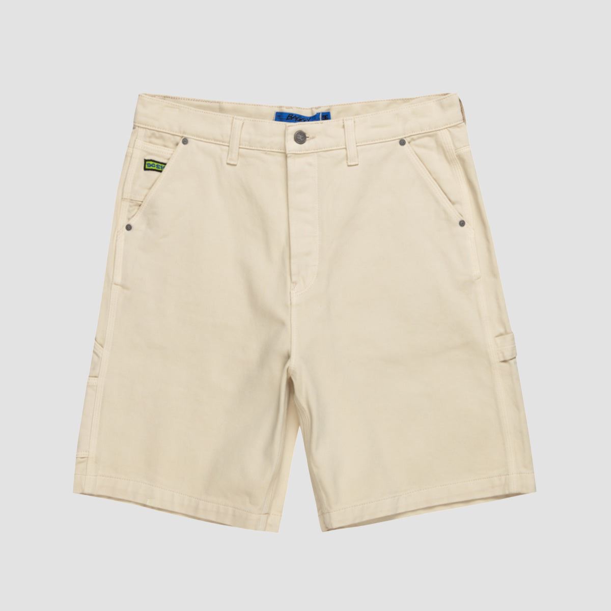 DC Carpenter Baggy Denim Shorts Oatmeal Overdye