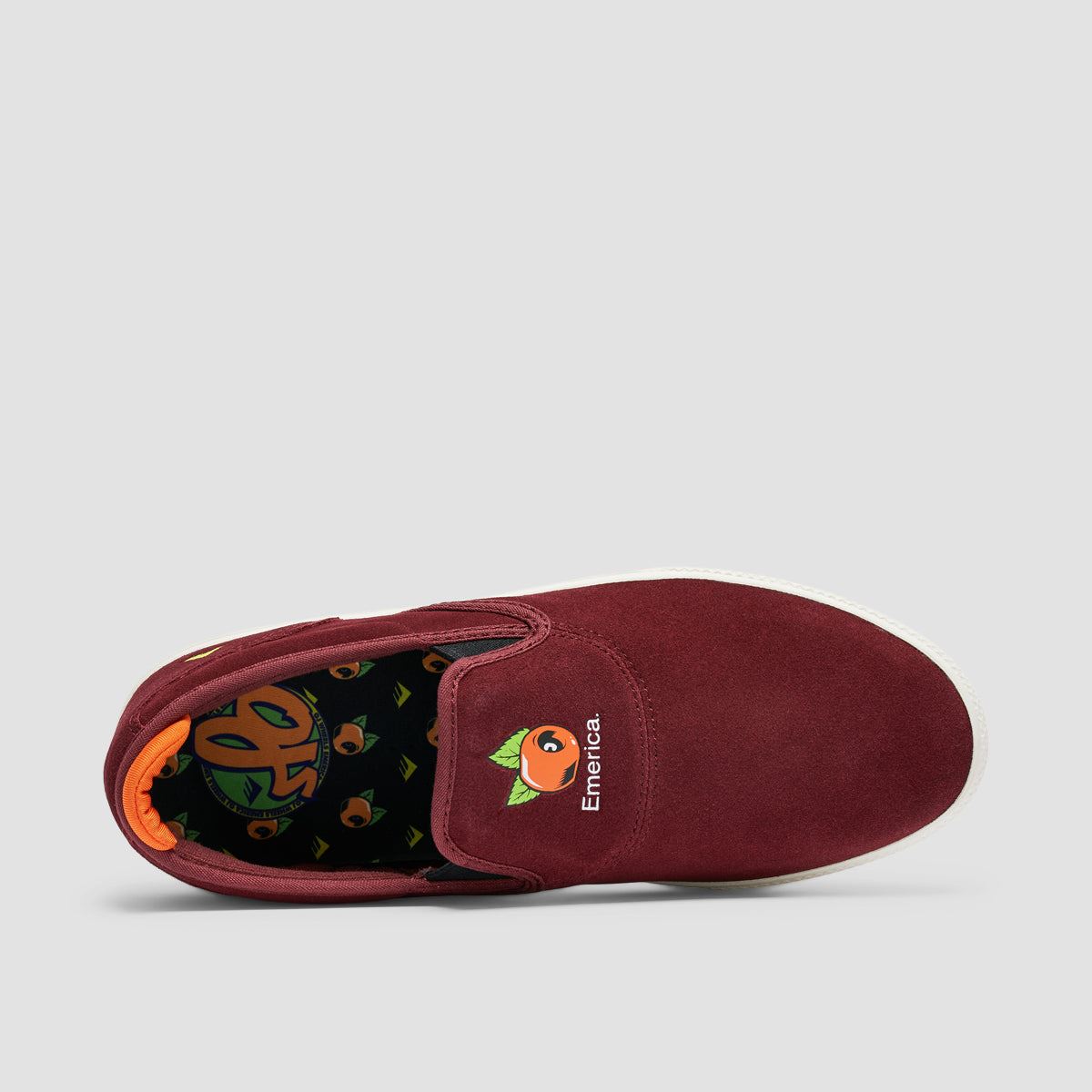 Emerica Wino G6 X Oj Cup Slip On Shoes Burgundy