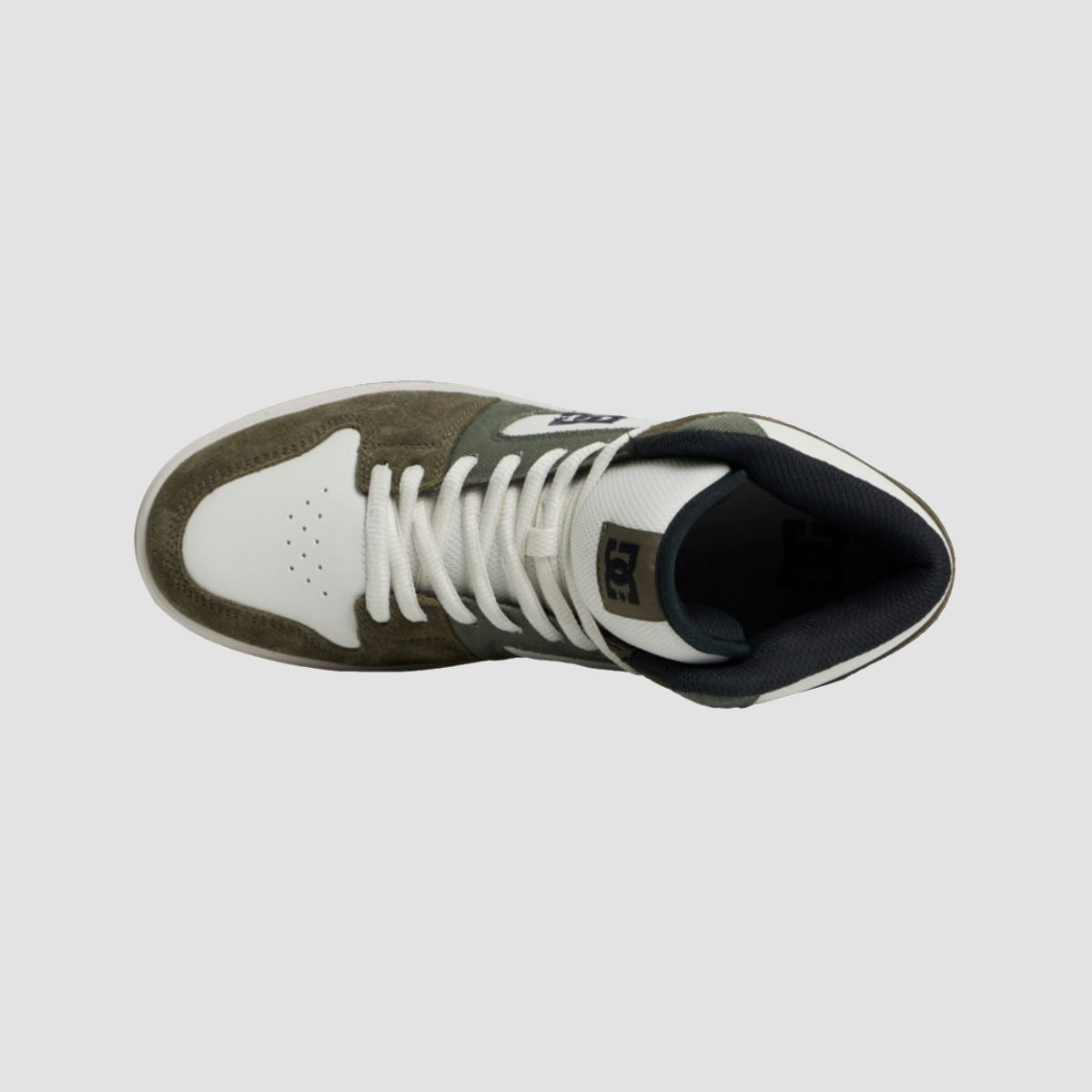 DC Manteca 4 High Top Shoes - Green/Grey/White