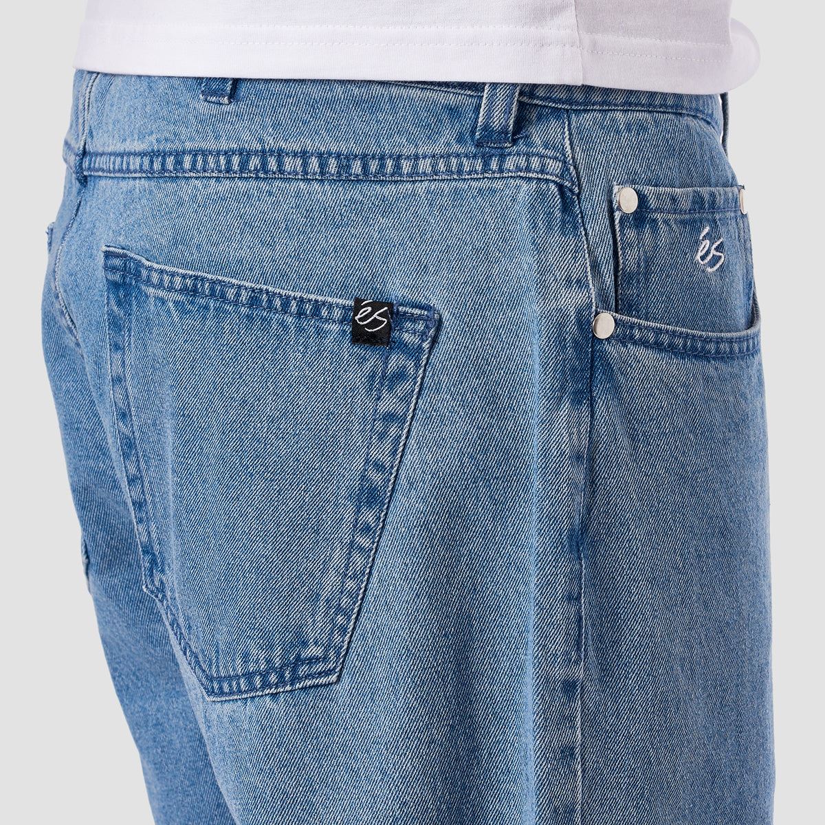 eS Baggy Denim Jeans Light Blue