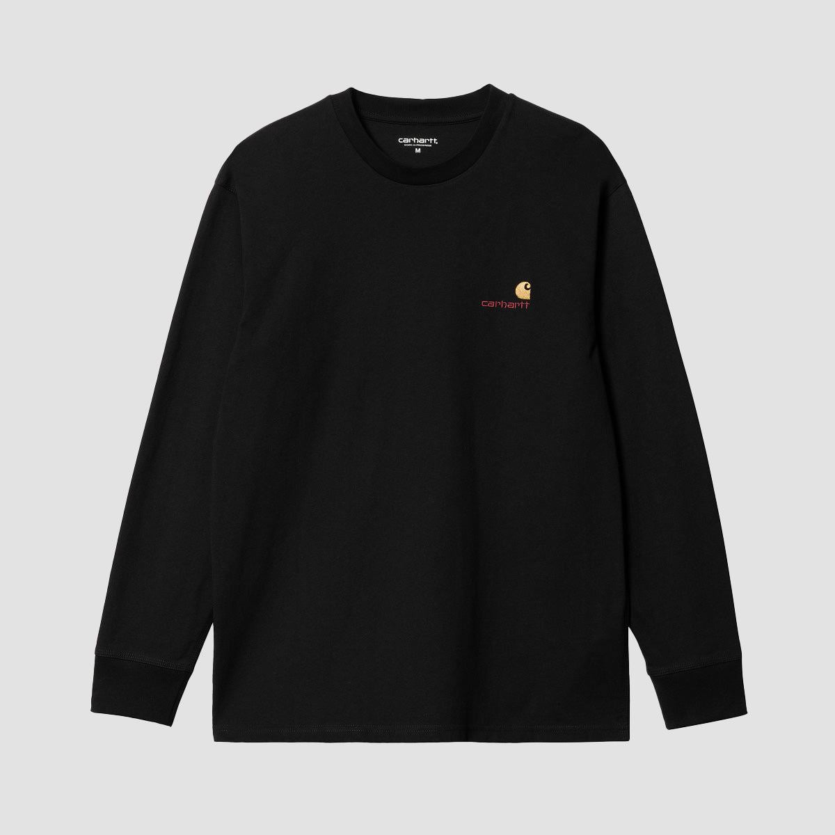 Carhartt WIP American Script Longsleeve T-Shirt Black