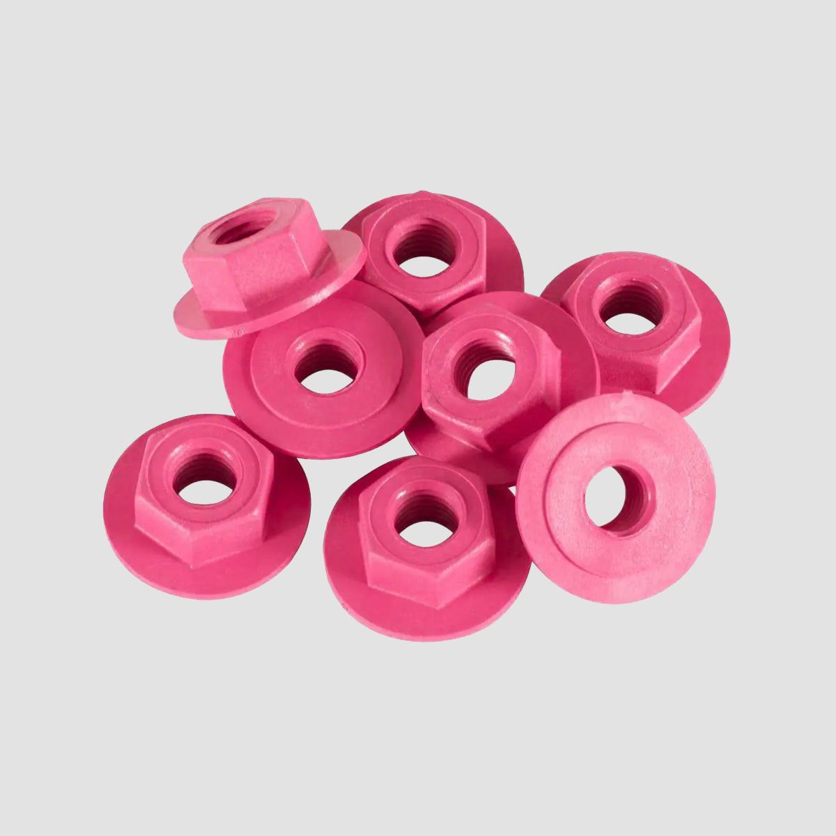 Sure Grip Zero Nylon Axle Nuts x8 Pink