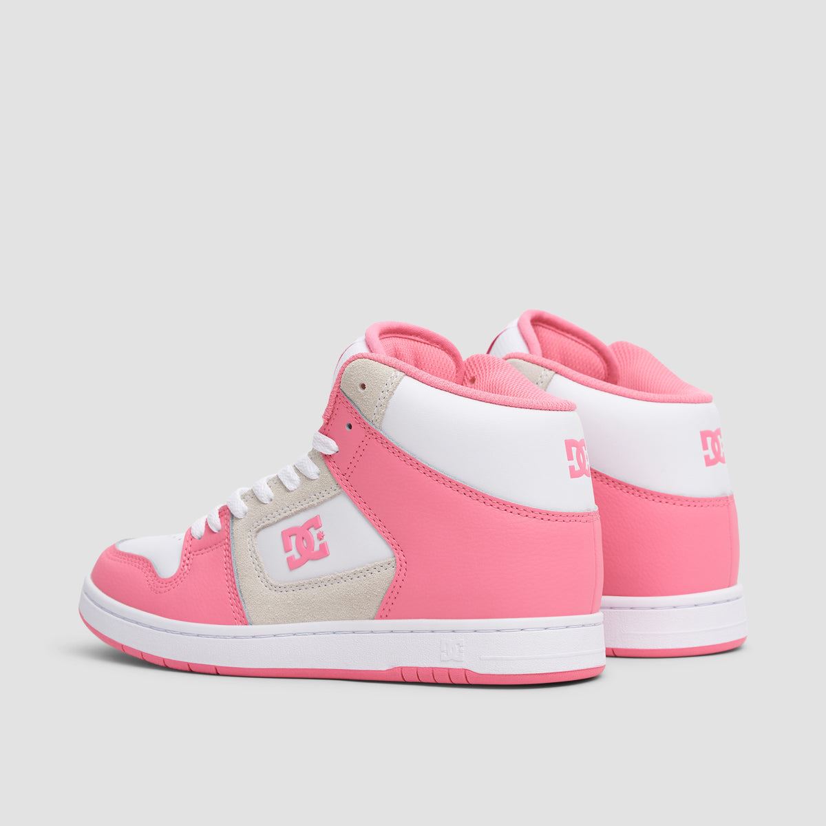 DC Manteca 4 Hi Shoes - Pink/White - Womens