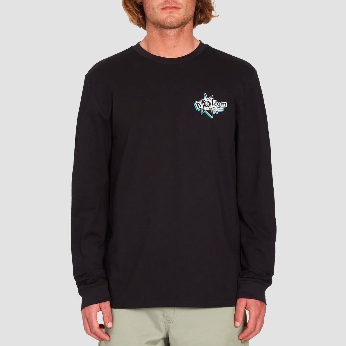 Volcom Ent LP Longsleeve T-Shirt Black