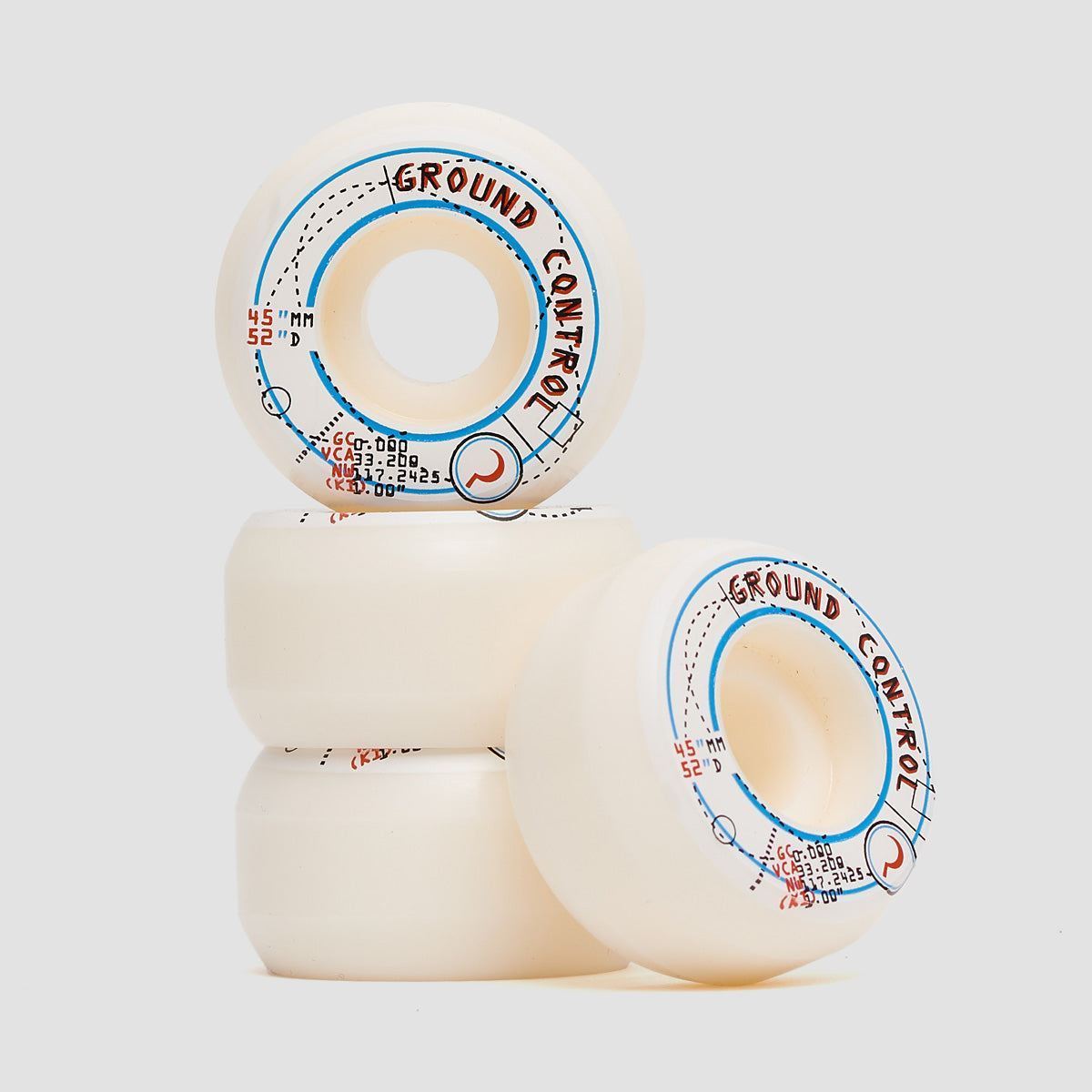 Ground Control Antirocker 52D Urethane Inline Wheels 45mm